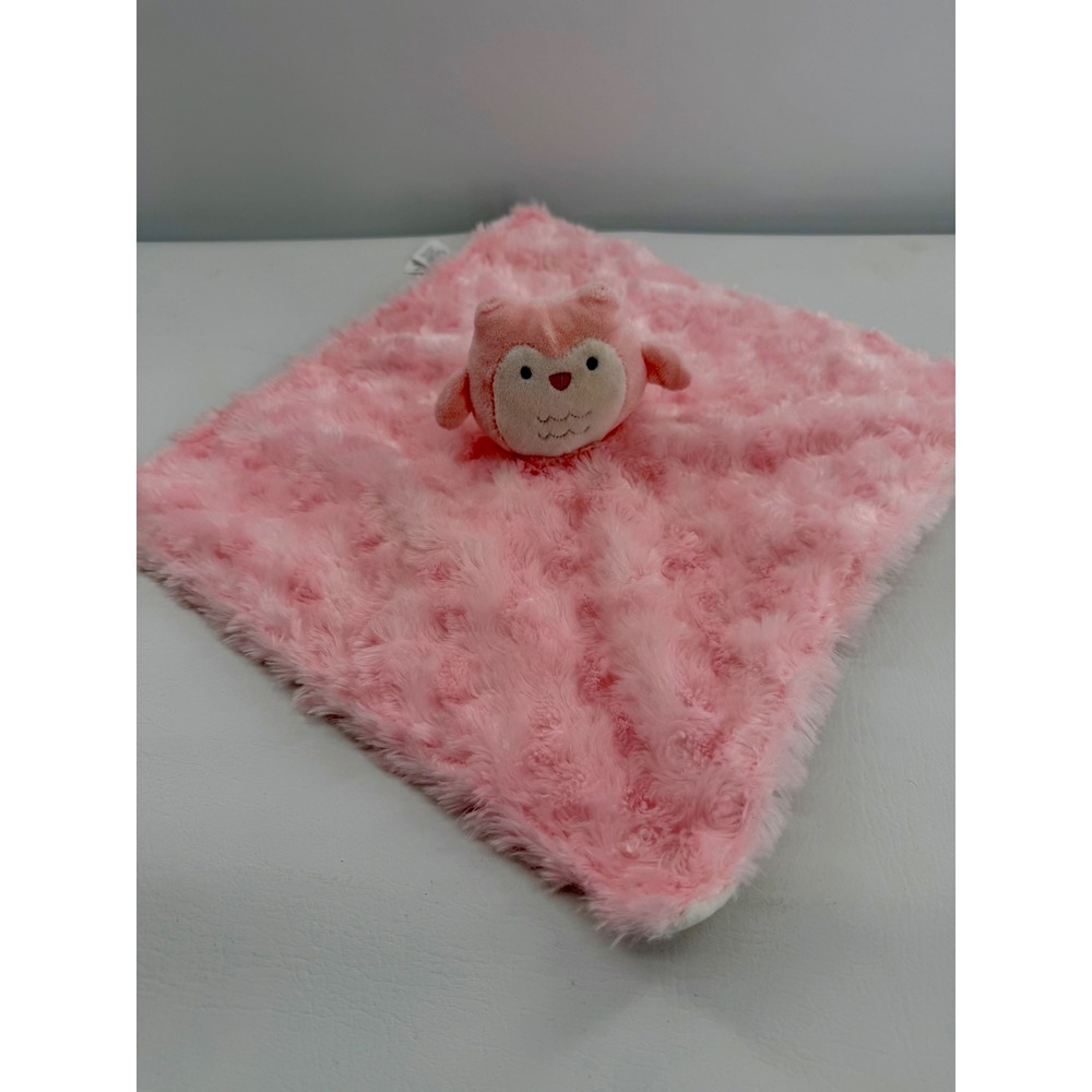 Just One You Carter's Owl Security Blanket Baby Pink Lovey